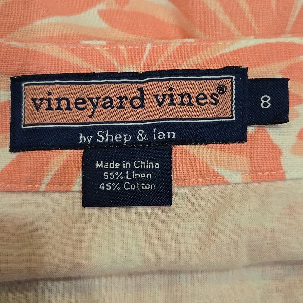 VINEYARD VINES BY SHEP & IAN PINK AND WHITE 